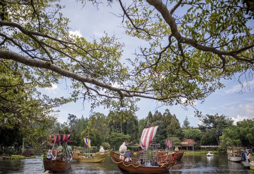 Objek wisata Floating Market Lembang, Kabupaten Bandung Barat