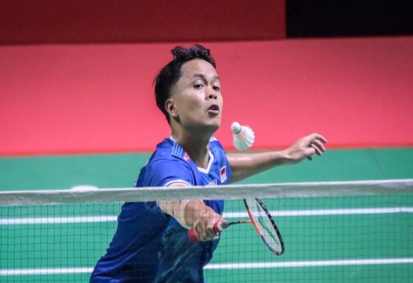 Pebulu tangkis Indonesia Anthony Sinisuka Ginting