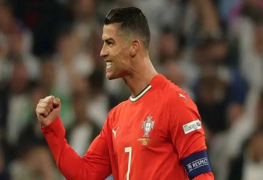 Penyerang timnas Portugal Cristiano Ronaldo