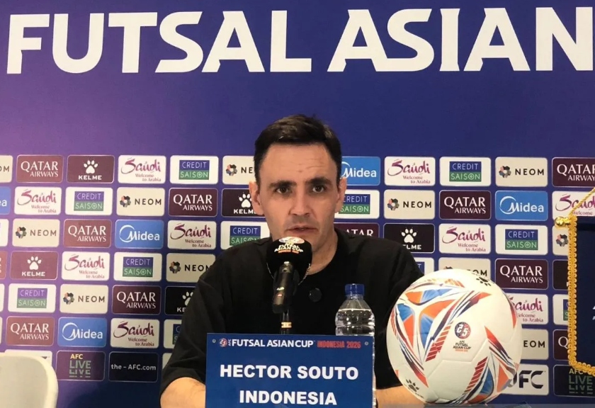 Pelatih timnas futsal Indonesia Hector Souto