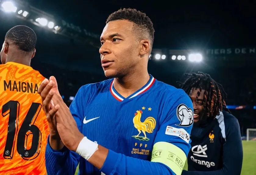 Penyerang timnas Prancis, Kylian Mbappe
