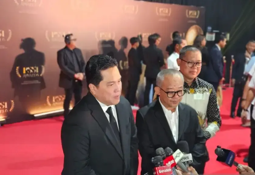 Erick Thohir dan Menteri Pendidikan Dasar dan Menengah Abdul Mu'ti 