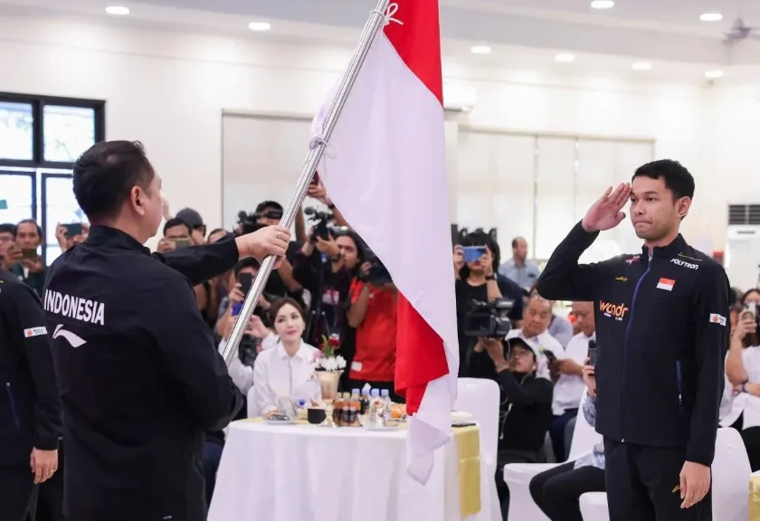 Pelepasan tim bulu tangkis Indonesia menuju Thomas & Uber Cup 2026