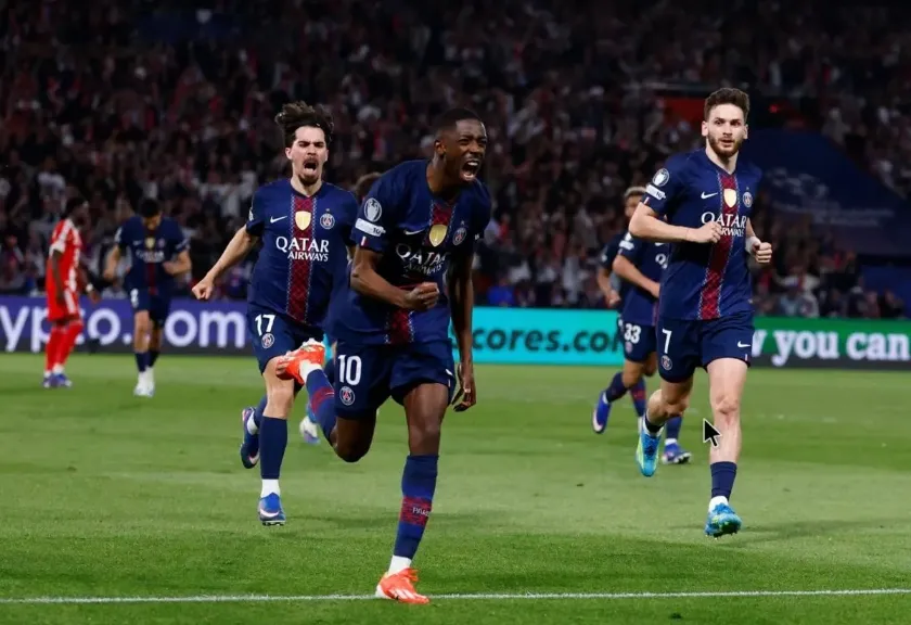 Penyerang Paris Saint-Germain (PSG) Ousmane Dembele 