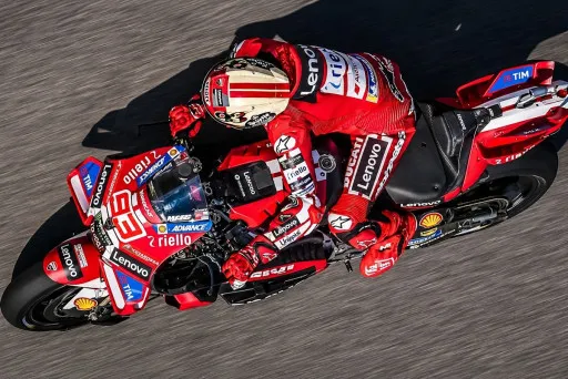 Pembalap Ducati Lenovo Marc Marquez