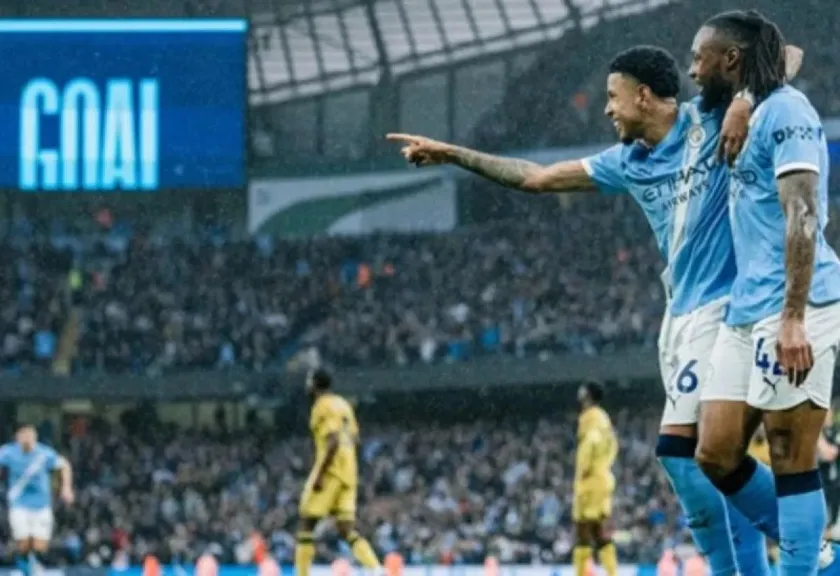 Penyerang sayap Manchester City Antoine Semenyo 