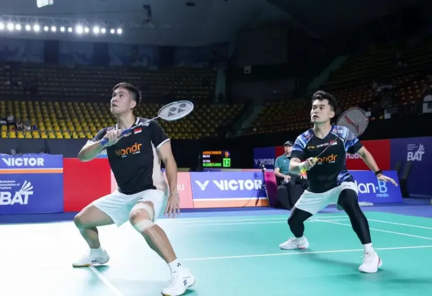 Ganda putra Indonesia Leo Rolly Carnando/Daniel Marthin 