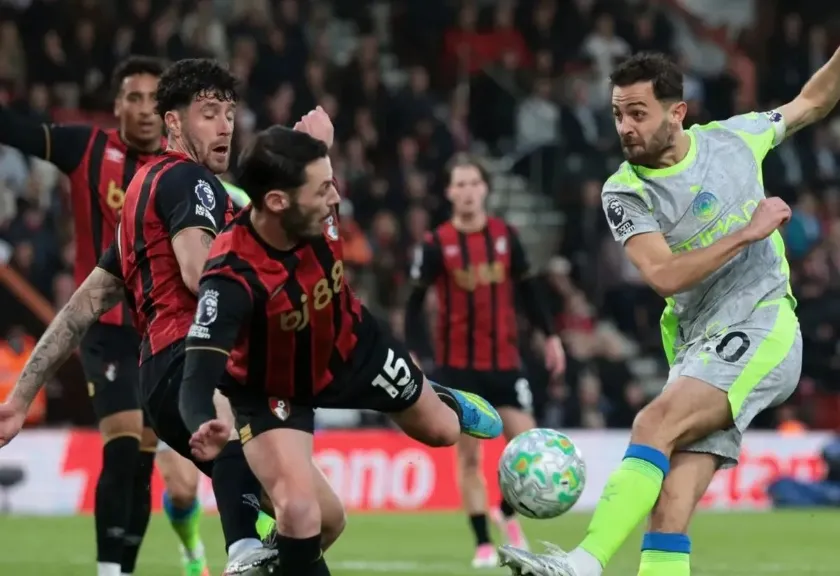Gelandang Manchester City Bernardo Silva