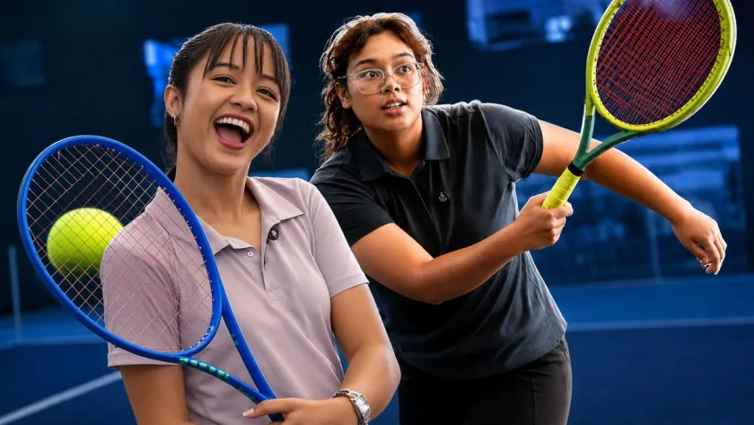Tenis Malam di Jakarta