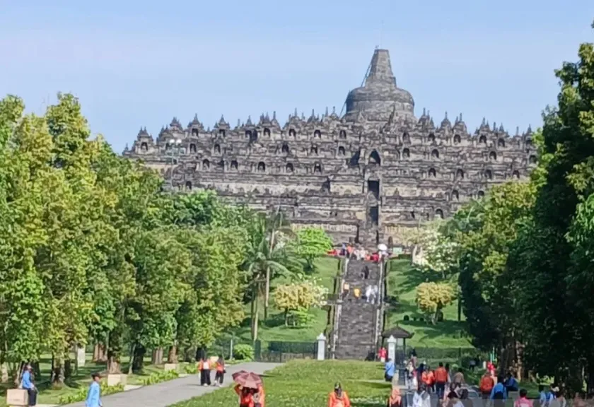 Candi Borobudur di Kabupaten Magelang, Jawa Tengah