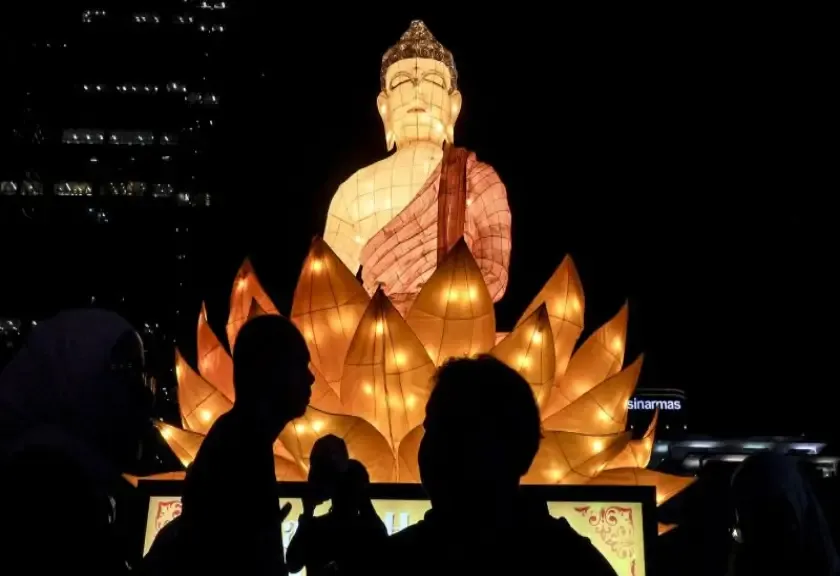 Ilustrasi lampu hias.