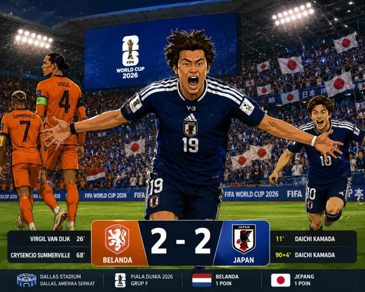 Daichi Kamada Jadi Pahlawan Jepang
