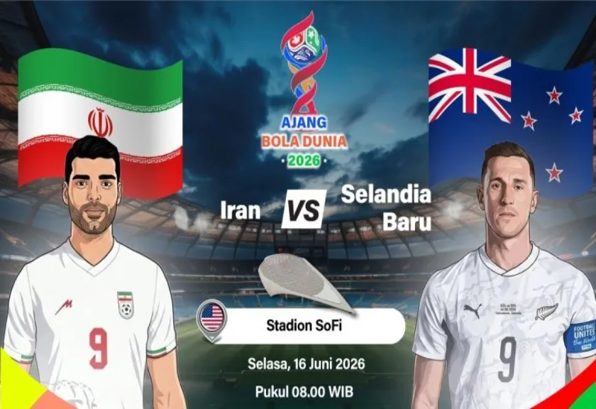 Iran melawan Selandia Baru