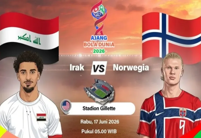Pertandingan Grup I Piala Dunia 2026 Irak melawan Norwegia