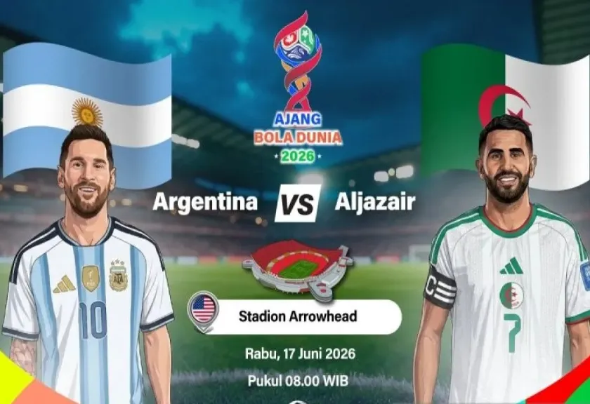 Grup J Piala Dunia 2026 Argentina melawan Aljazair