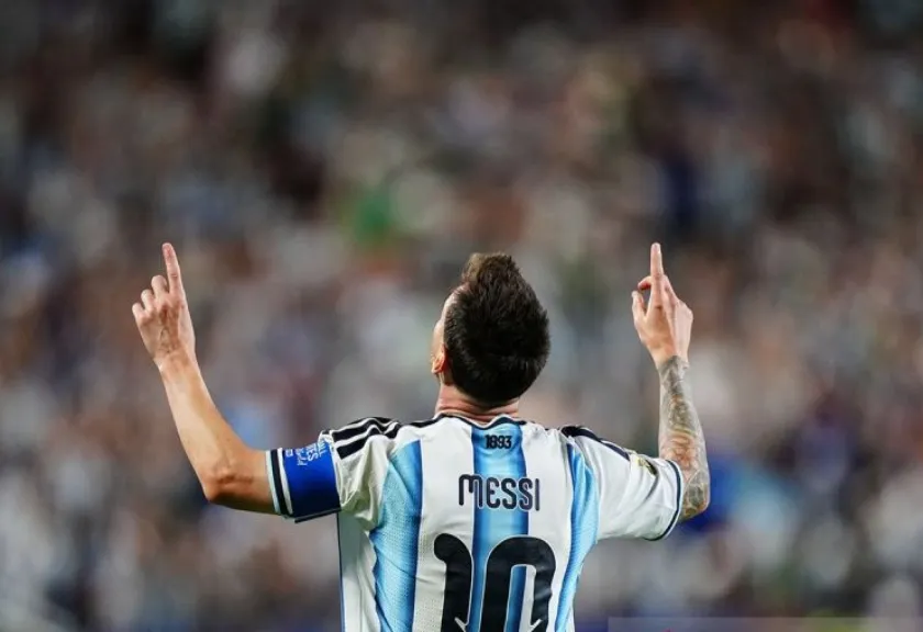 Kapten Timnas Argentina Lionel Messi