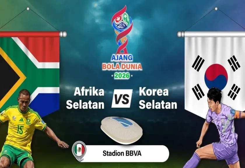 Afrika Selatan melawan Korea Selatan