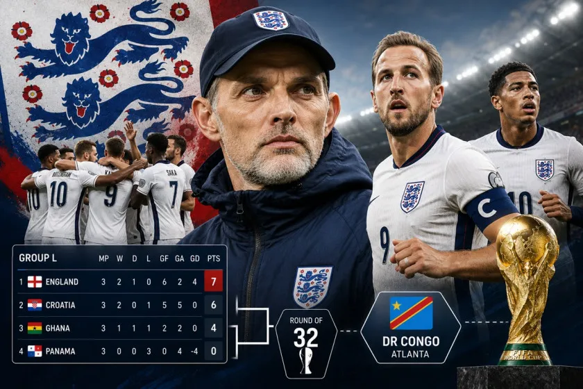 Inggris Juara Grup