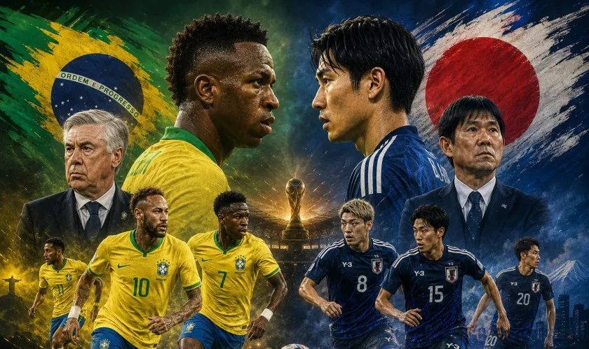 Brasil vs Jepang 2026