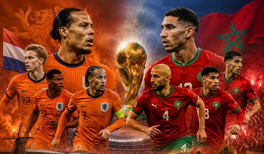 Belanda vs Maroko