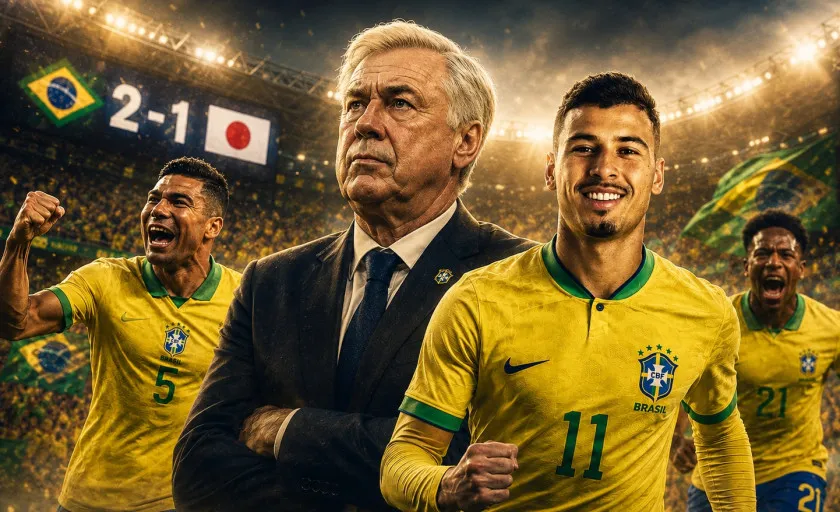 Carlo Ancelotti Buktikan Sentuhan Taktik dan Mentalitas Brasil