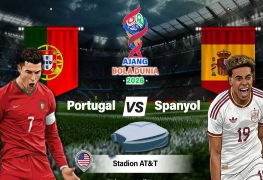 Portugal melawan Spanyol