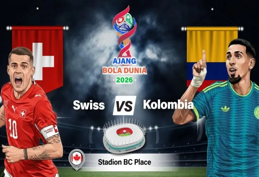 Pertandingan Swiss melawan Kolombia