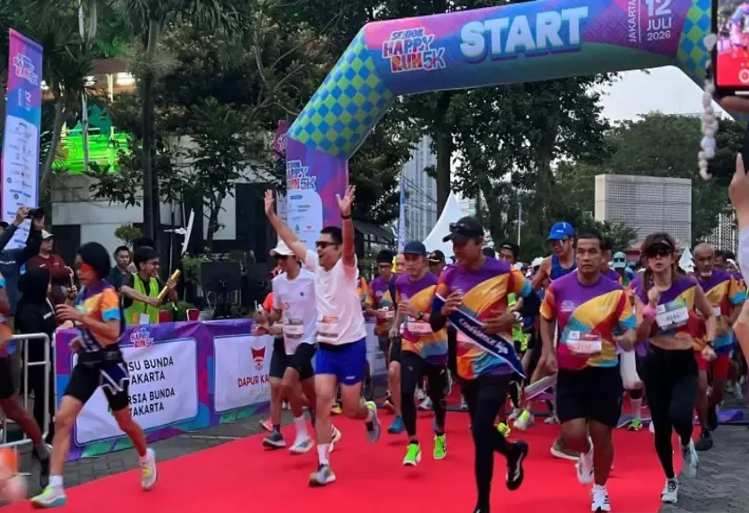Ajang olahraga lari Senior Happy Run 5K 2026.