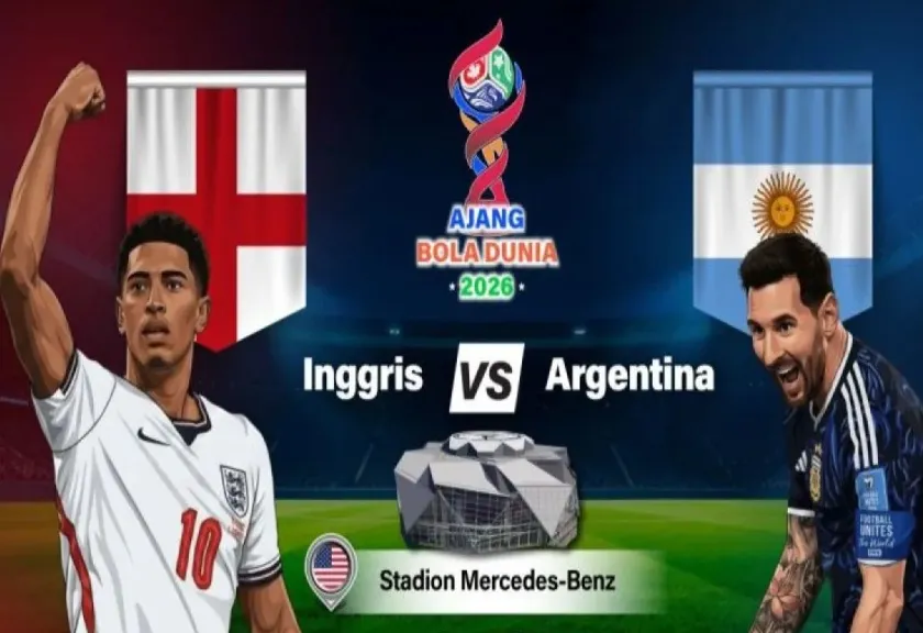 Inggris melawan Argentina