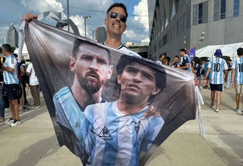 Suporter timnas Argentina 
