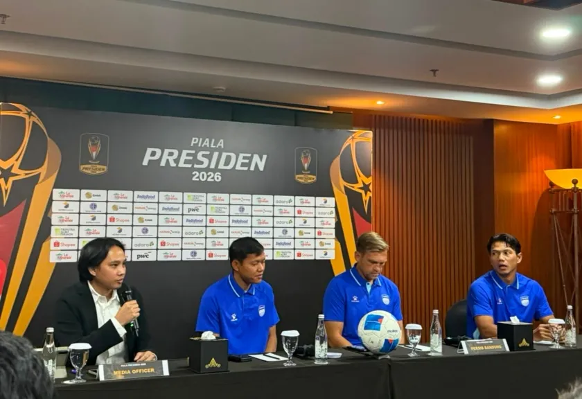 Konferensi Pers Piala Presiden 2026.