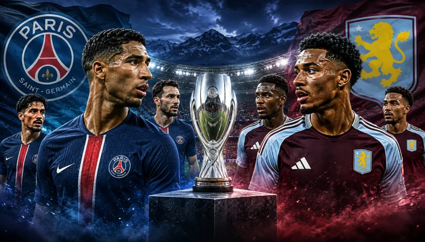 Piala Super Eropa 2026: PSG vs Aston Villa