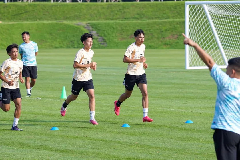 Pemain muda Indonesia mengikuti pemusatan latihan Timnas U-16