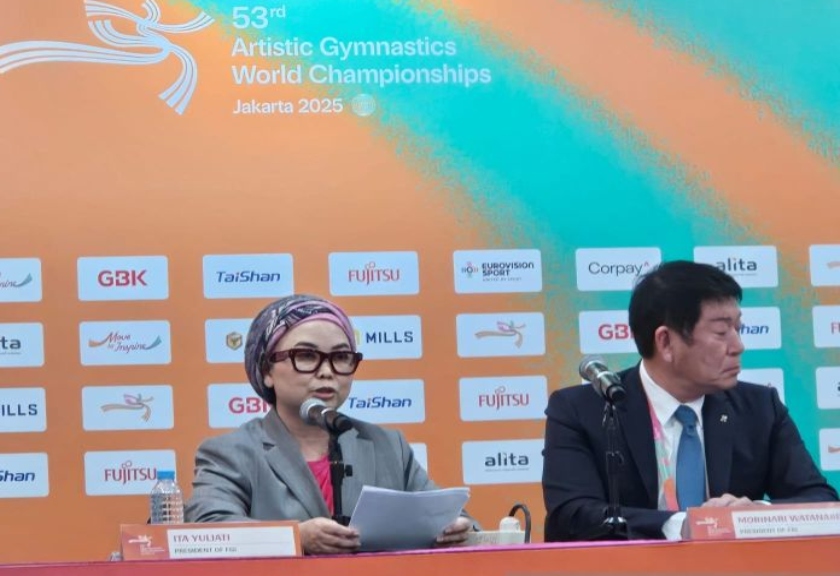 Ketua umum Federasi Gymnastik Indonesia, Ita Juliati