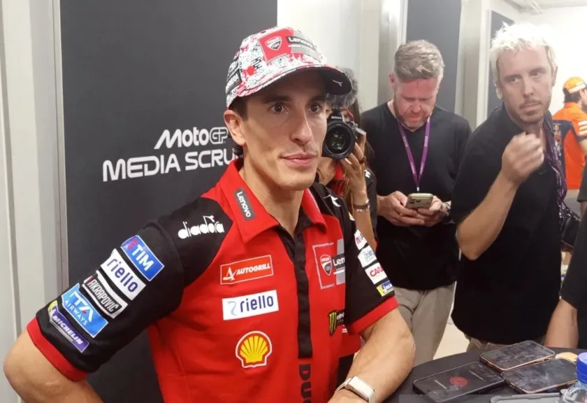 Pembalap Ducati Lenovo Team Marc Marquez 
