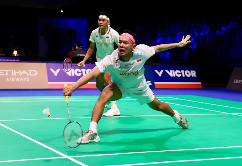 Ganda putra Indonesia Fajar Alfian/Muhammad Shohibul Fikri 