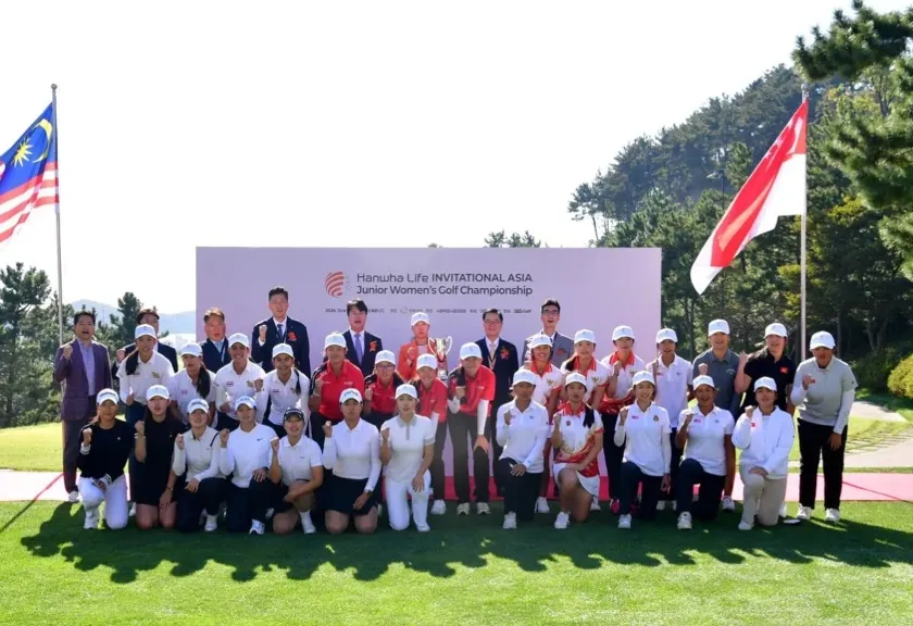 Turnamen Golf Putri Junior Asia Hanwha Life Invitational.