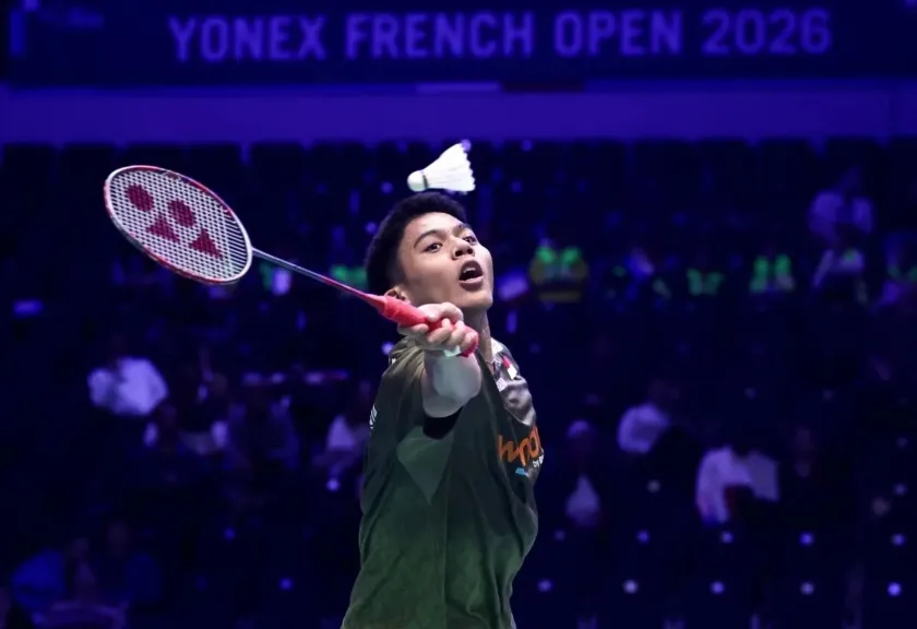 Tunggal putra Indonesia Moh. Zaki Ubaidillah 