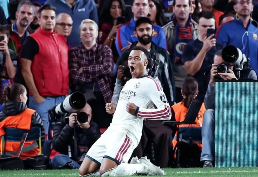Selebrasi Penyerang Real Madrid, Kylian Mbappe 