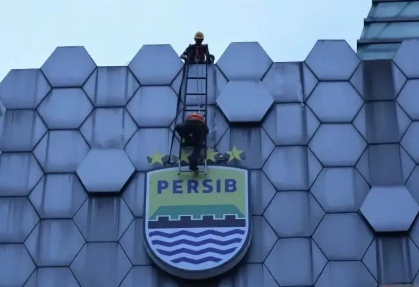 Gedung Graha Persib Bandung di Kota Bandung, Jawa Barat