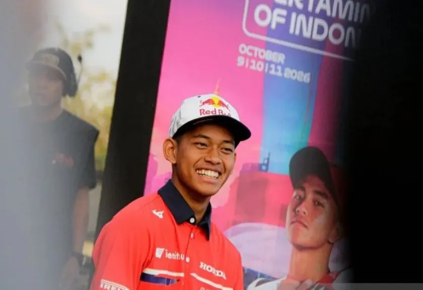 Arsip - Pembalap Honda Team Asia asal Indonesia, Veda Ega Pratama