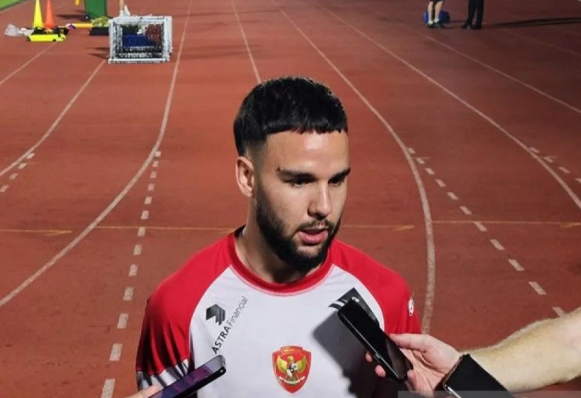 Pemain Timnas Indonesia Kevin Verdonk