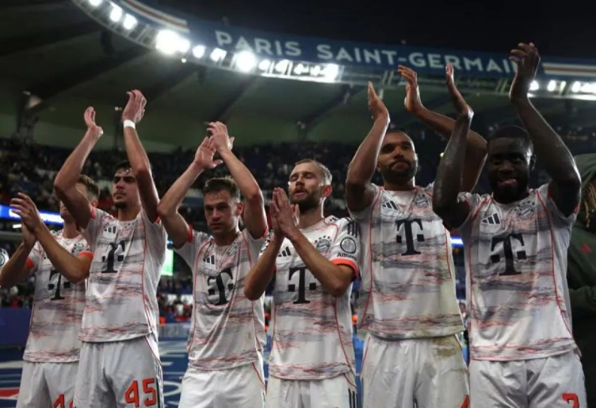 Bayern Muenchen mengalahkan PSG pada laga fase liga Liga Champions di Stadion Parc des Princes, Paris, Rabu 5 November 2025. 