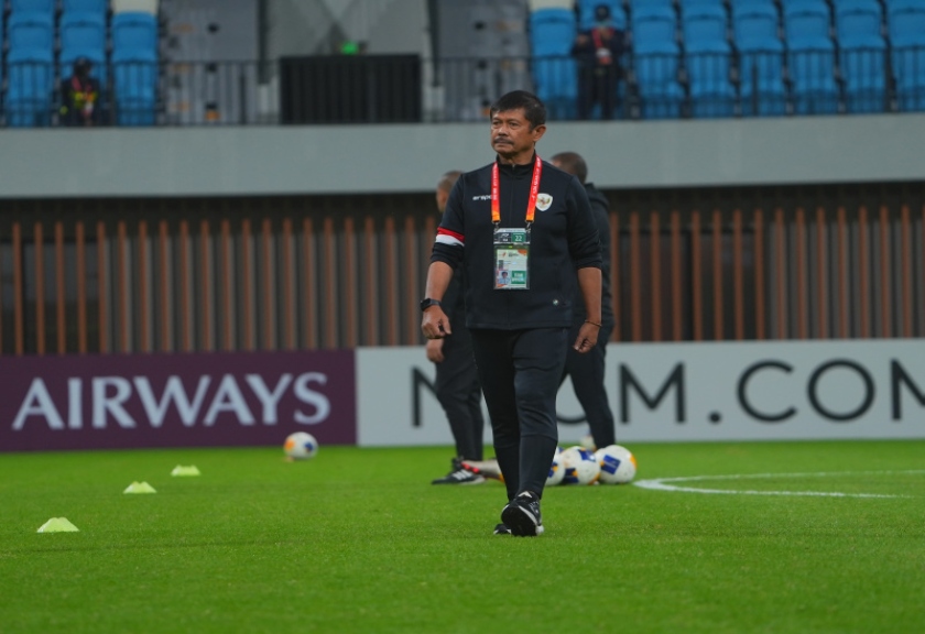 Pelatih Indonesia U-23 Indra Sjafri