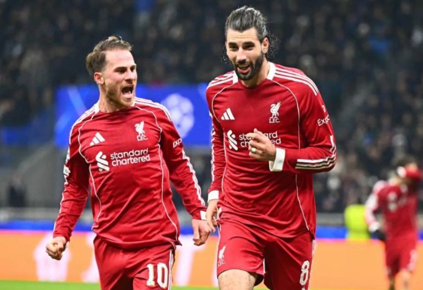 Pemain Liverpool Dominik Szoboszlai 